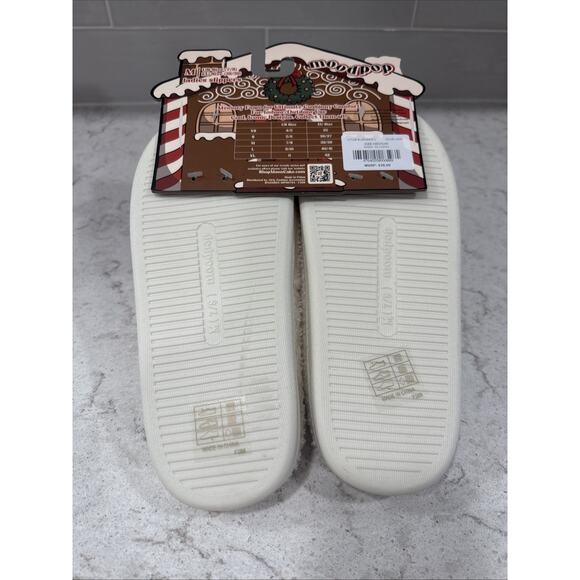 GINGERBREAD Ladies Med 7/8 Memory Foam Hood Back Slippers House Shoes NEW - Picture 6 of 7